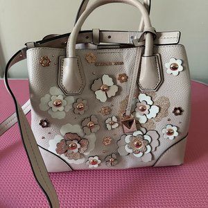 Michael Kors Flower Embellished/Studded Purse